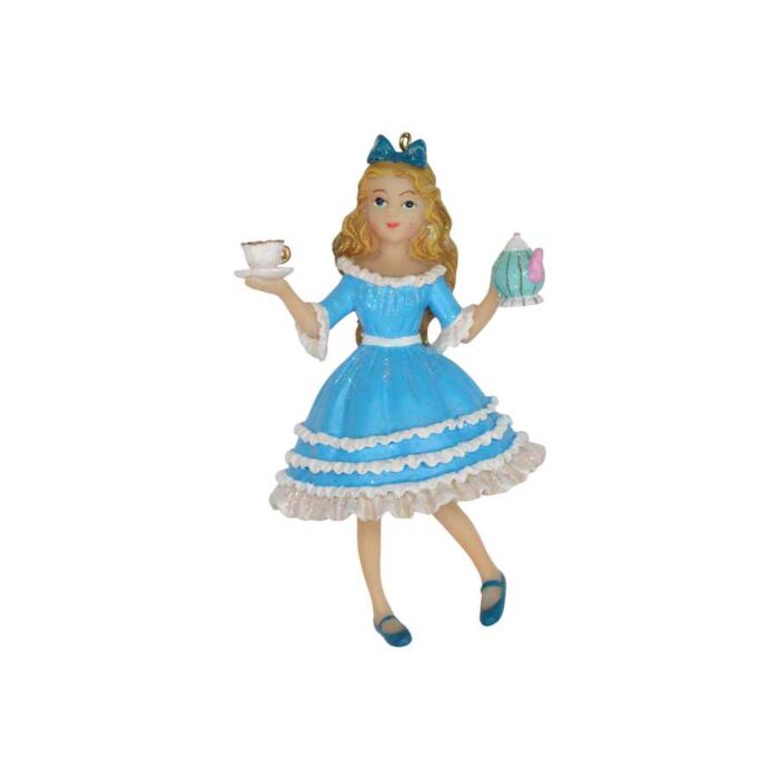 Gisela Graham Resin Alice in Wonderland Decoration-2